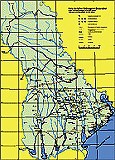 Deutsche Siedlungen Bessarabien 1940 - Großformat zum Einzoomen