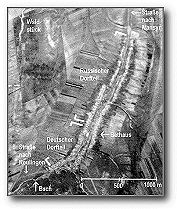 Luftbild der deutschen Luftwaffe